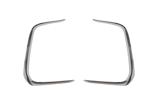 Toyota Corolla (2019-Present) Stainless Steel Chrome Front Fog Light Eyebrow Trims - 2 Pieces