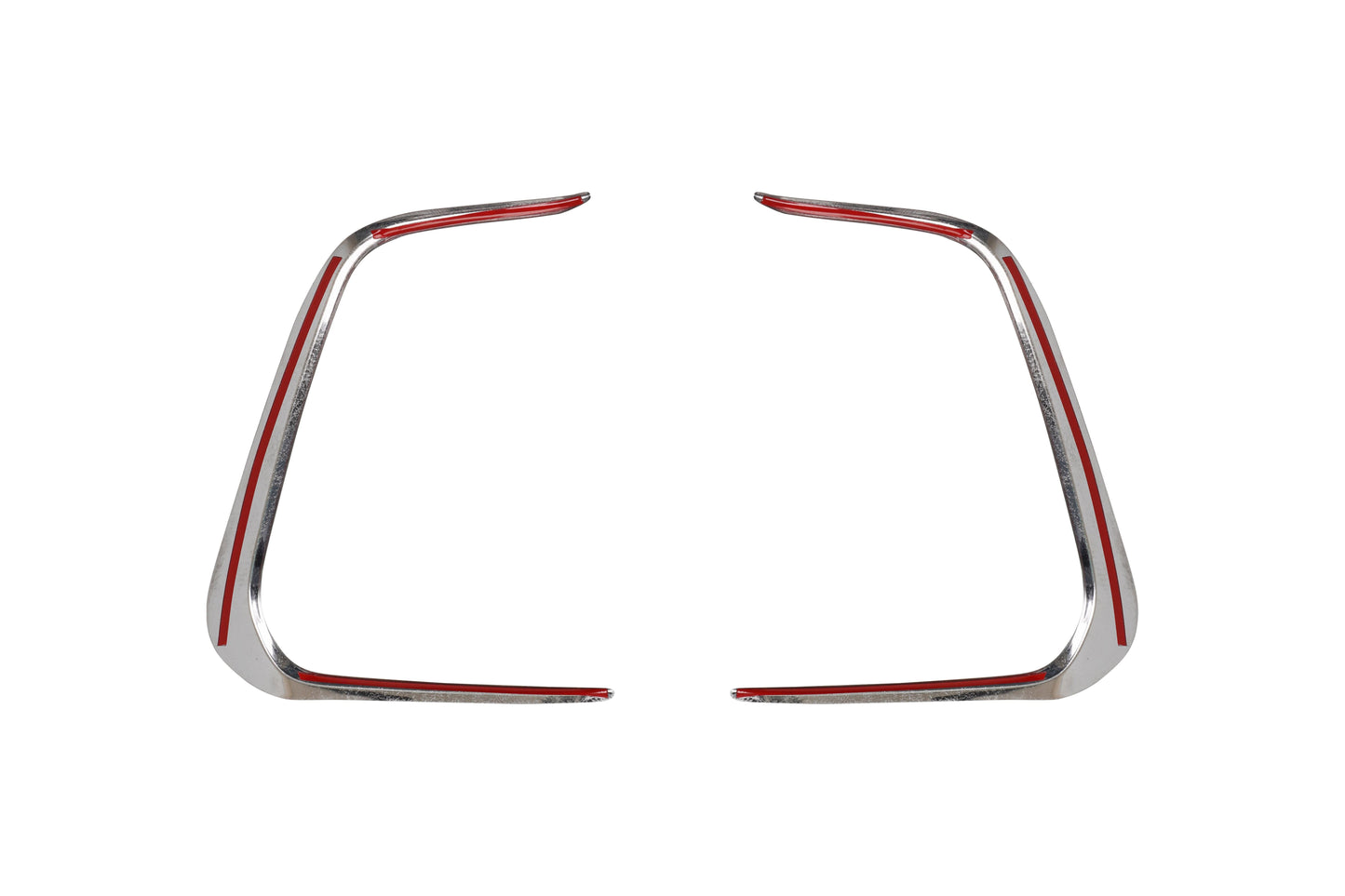 Toyota Corolla (2019-Present) Stainless Steel Chrome Front Fog Light Eyebrow Trims - 2 Pieces