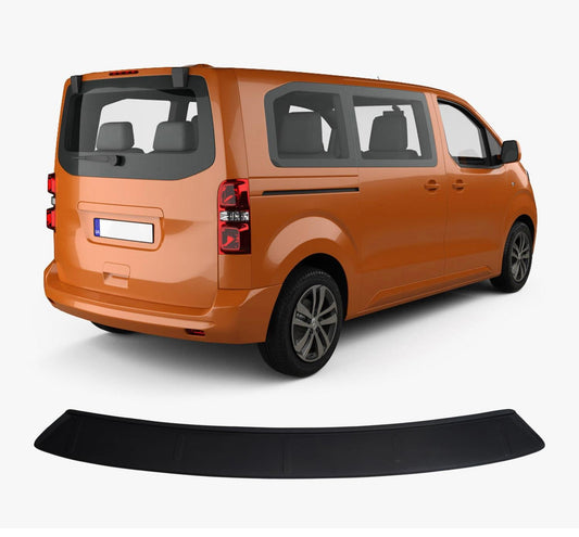 Peugeot Traveller (2017-Present) Heavy-Duty Wide ABS Rear Bumper Protector Guard