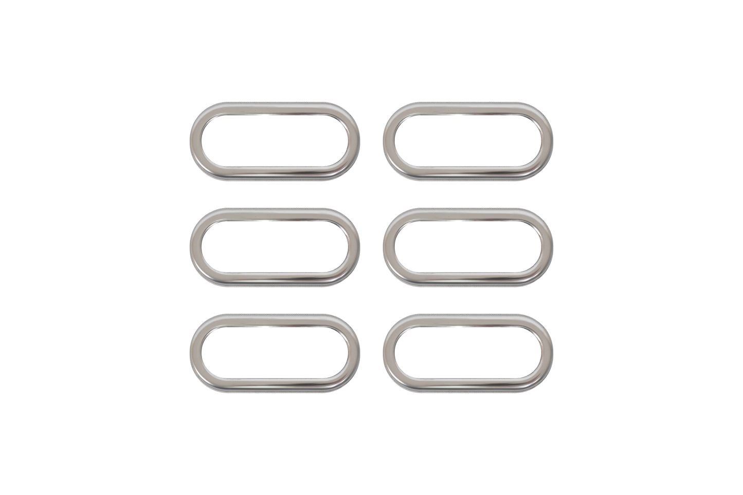 Volkswagen Crafter / MAN TGE (2017-Present) Stainless Steel Chrome Rear Reflector Trims - 2 Pieces