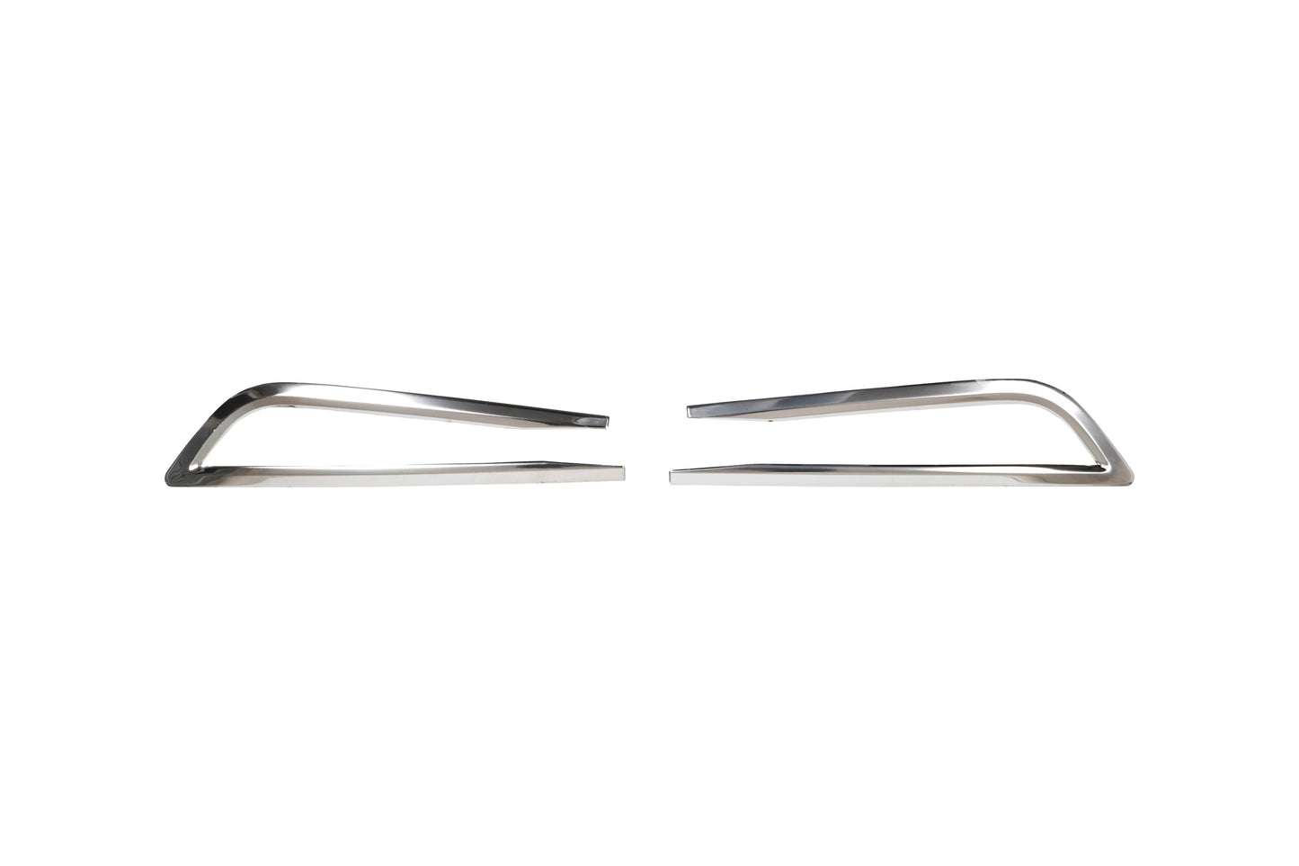 Volkswagen Passat B8 (2015-2019) Stainless Steel Chrome Front Fog Light Frame Trims - 2 Pieces