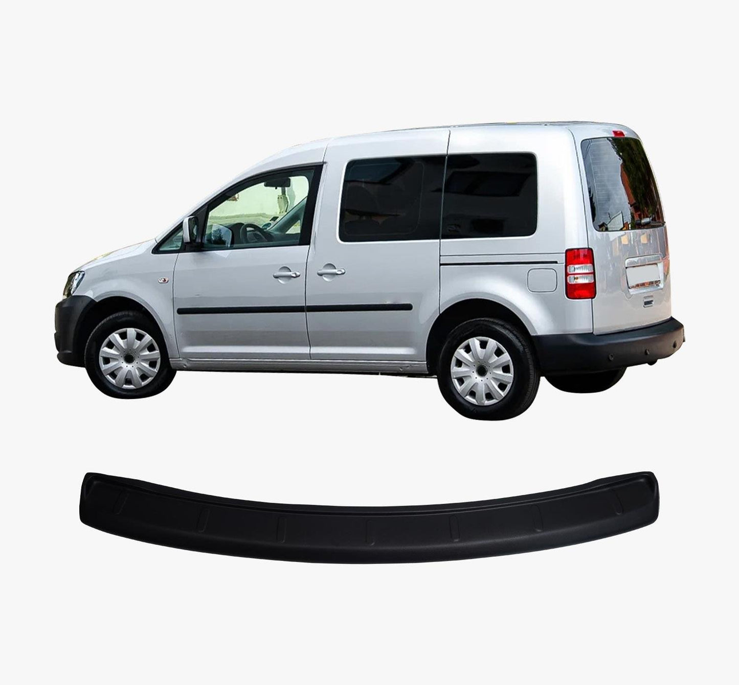 Volkswagen Caddy MK3 (2003-2015) Heavy-Duty Wide ABS Rear Bumper Protector Guard