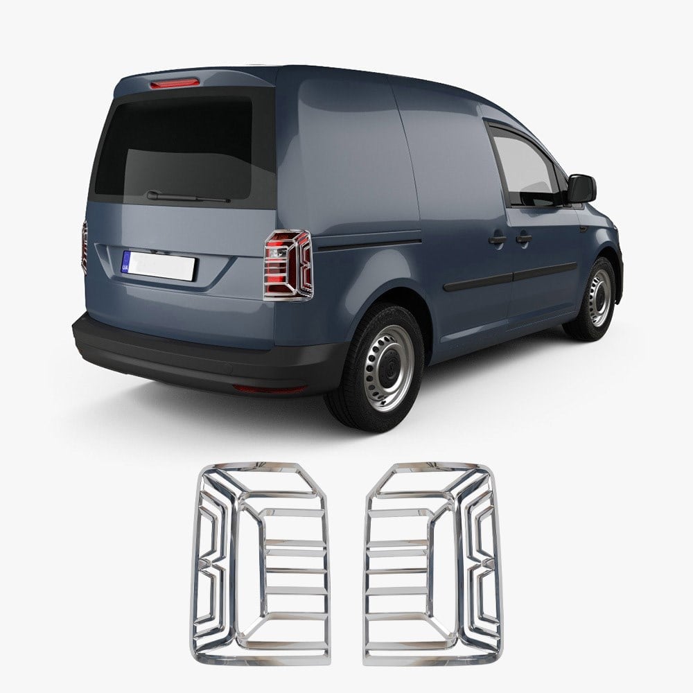 Volkswagen Caddy Mk4 (2015-2020) Stainless Steel Chrome Tail Light Frames