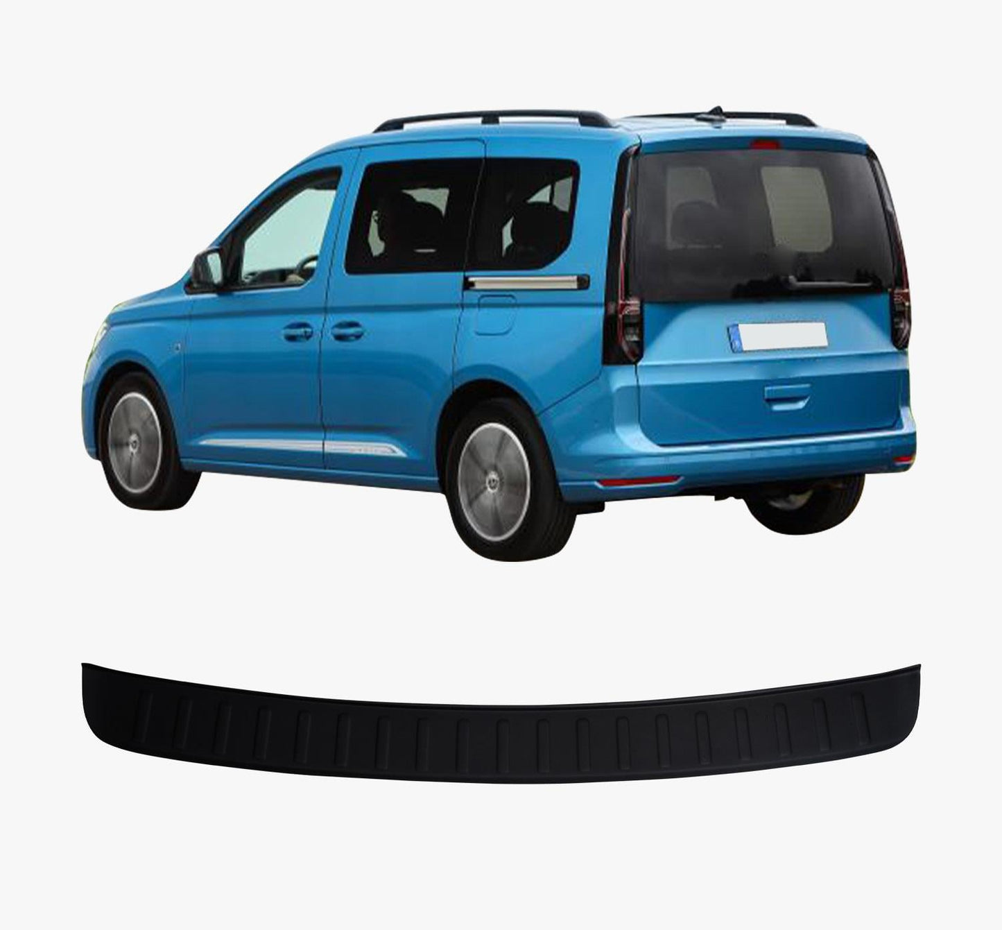 Volkswagen Caddy MK5 (2021-Present) Heavy-Duty Wide ABS Rear Bumper Protector Guard