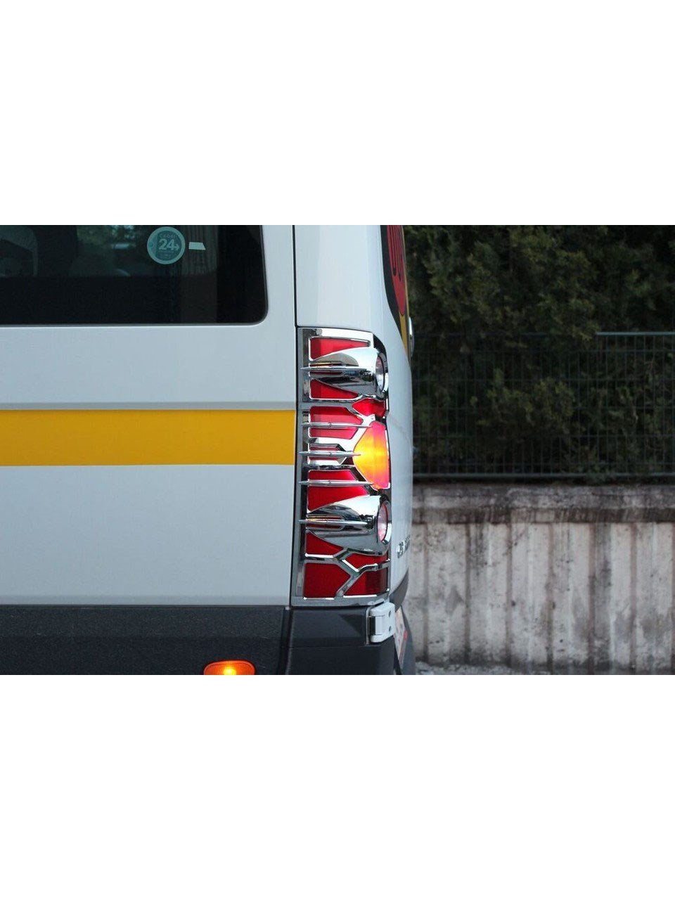 Volkswagen Crafter (2006-2018) Stainless Steel Chrome Tail Light Frames