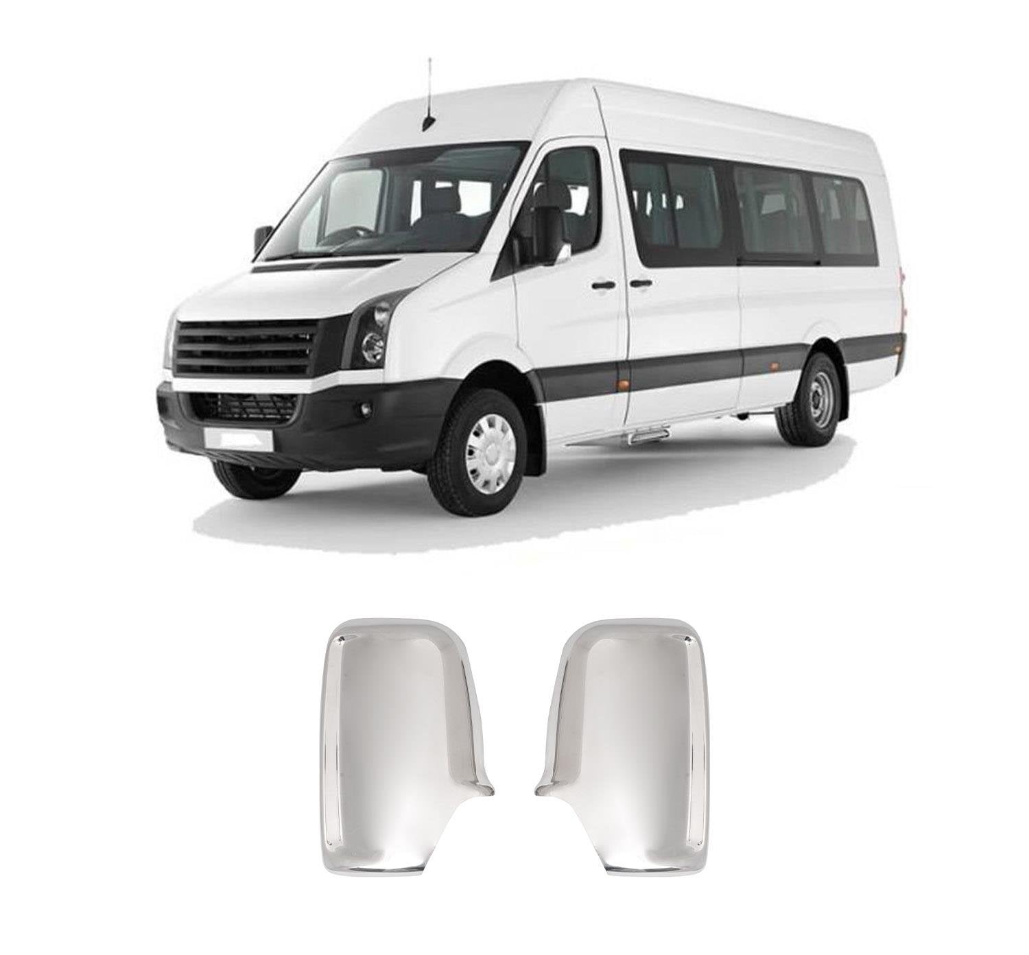 Volkswagen Crafter 2006 stainless steel mirror cover overlay