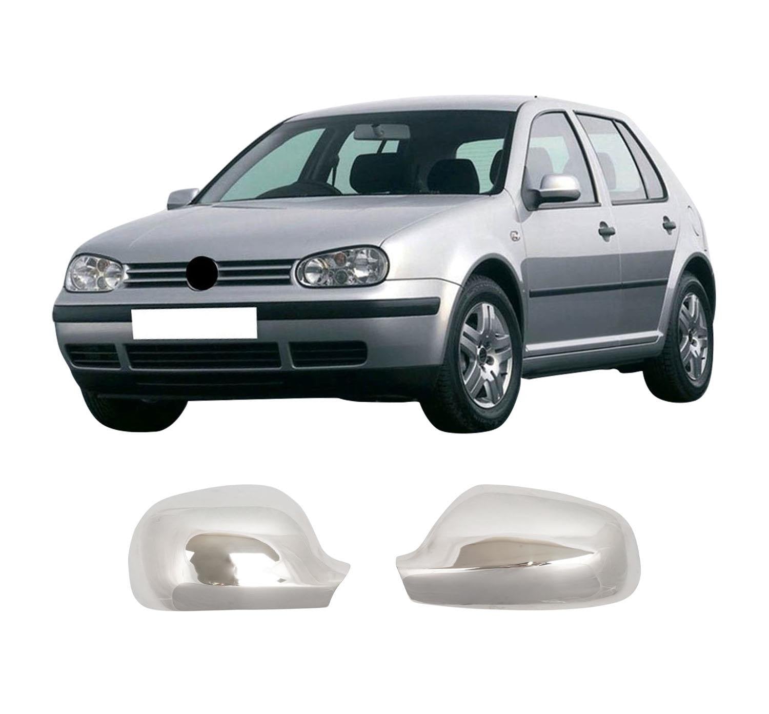 Volkswagen Golf Mk4 1998-2004 stainless steel mirror cover overlay
