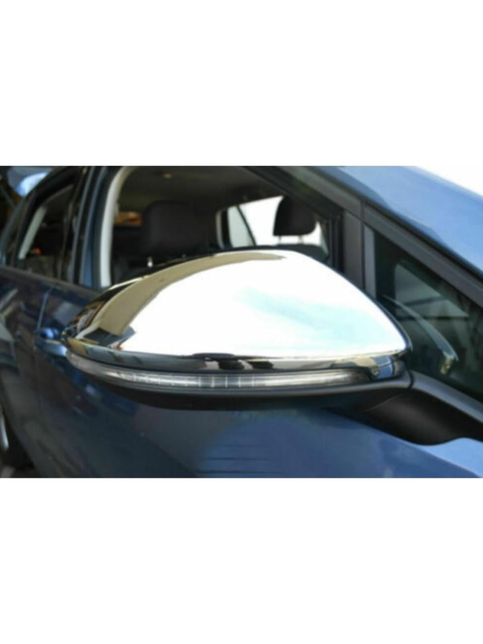 Chrome stainless steel side mirror covers for Volkswagen Golf Mk7