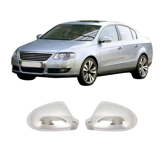 Volkswagen Passat B6 2006-2009 stainless steel mirror cover overlay