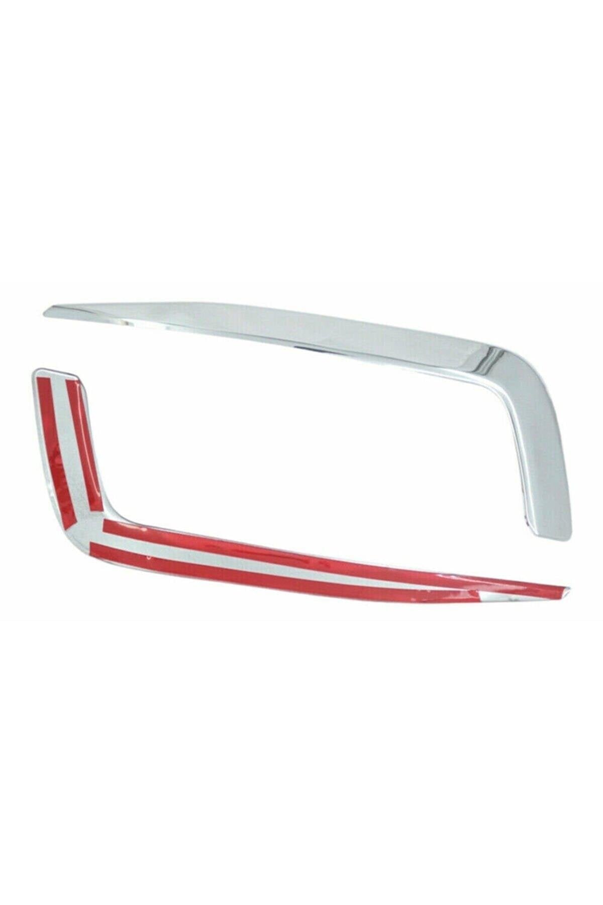 Volkswagen Passat B8.5 Facelift (2019-2023) Stainless Steel Chrome Front Fog Light Trims - 2 Pieces