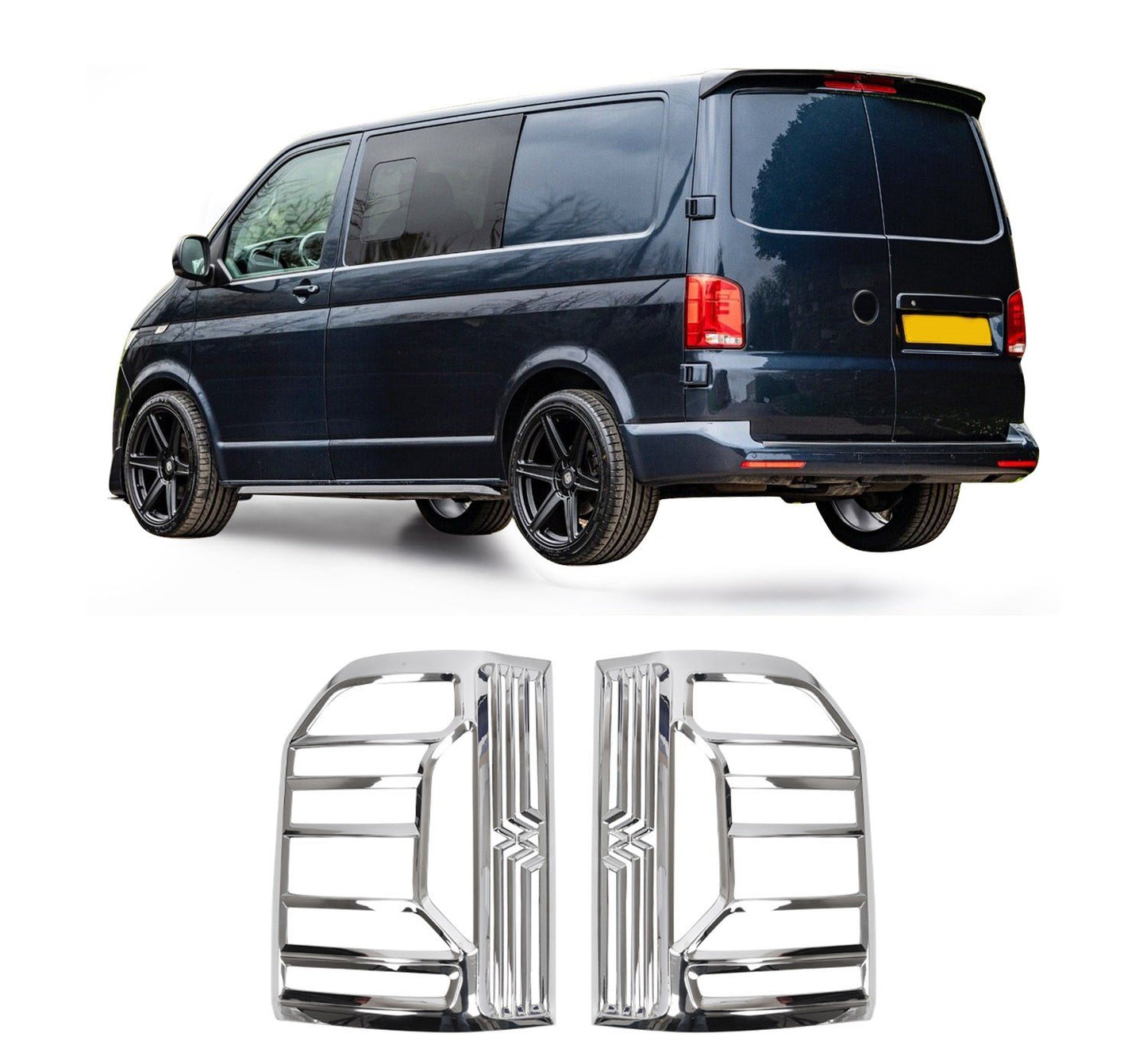 Volkswagen Transporter T6.1 (2020-Present) Chrome ABS Tail Light Frames