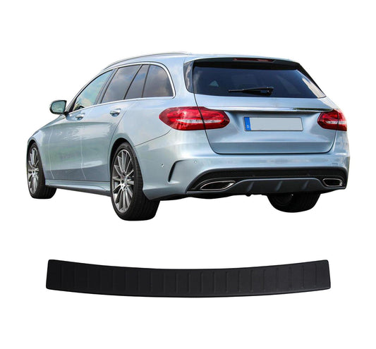 Mercedes-Benz C-Class Estate S205 / W205 T-Modell (2014-2021) Heavy-Duty Wide ABS Rear Bumper Protector Guard